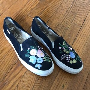 Keds / Rifle Paper Company platform slip on sneakers